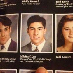 bonkai-diaries:  This dude predicted the World Series way back in 1993 