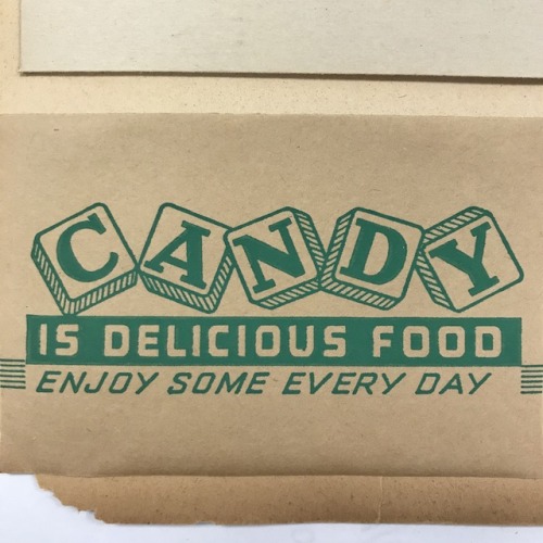 Got leftover candy? We do too! While processing a new collection, we came across a scrapbook from th