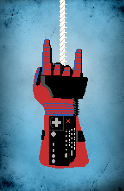 it8bit:  Power Glove Love Prints for Spider-man, Batman, Wolverine, The porn pictures