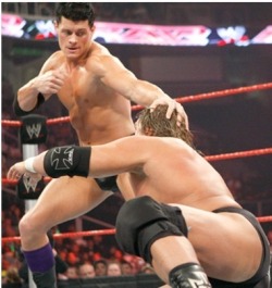 rwfan11:  Cody Rhodes bulge, HHH booty! …….WIN-WIN