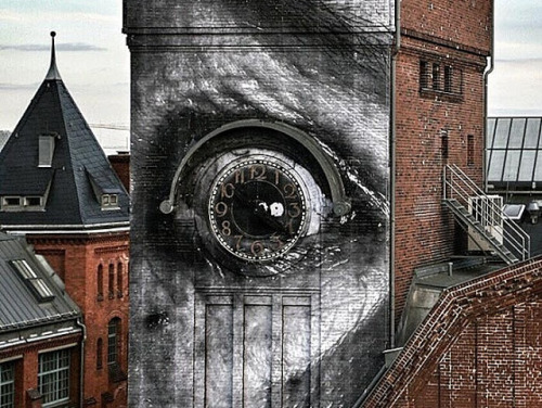 unicorn-meat-is-too-mainstream:  French Artist JR Creates a Stunning New Mural in Berlin 