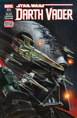 starwarsvillains:  Variant covers for Star Wars: Darth Vader #25 