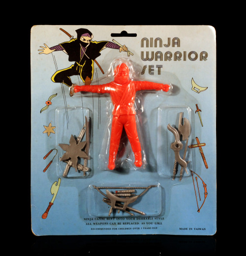 ~1988 generic bendy Ninja Warrior Set