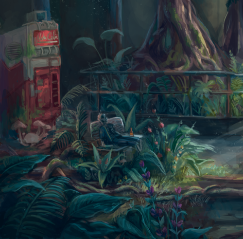 A little preview of the vault 22 piece i did for the @newvegasguidezine check it out! a lot of very 