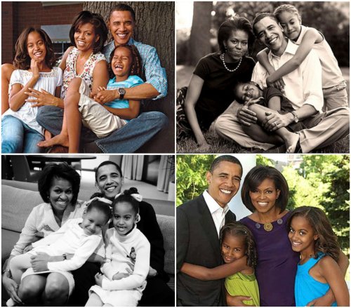 neekdubz:  securelyinsecure:  The Obamas   I really feel like this is my family