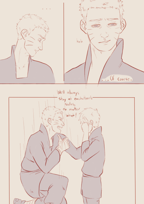 AU Where Sakura Is Dead, And Naruto And Shina Make A Promise Of A Lifetime To Stay At Each Other’s