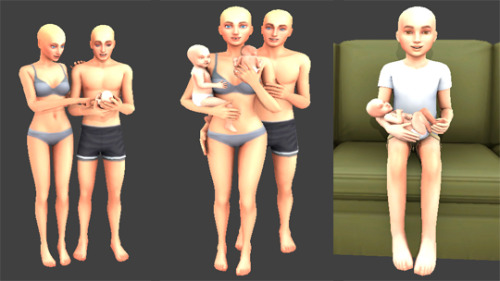 Family Meets The Baby Pose Pack