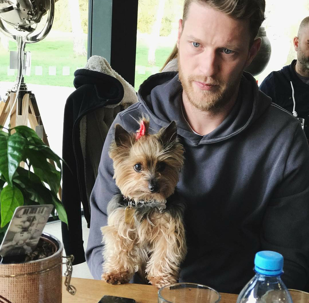 Hockey Players With Pets (And Other Animals) — Rickard Rakell holding his  puppy, Stella (Source