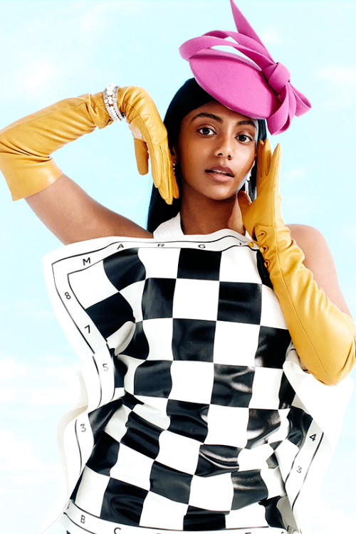 bollyswood:CHARITHRA CHANDRANby Allyssa Heuze for Teen Vogue, April 2022.