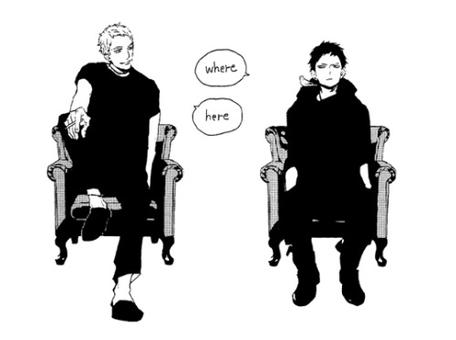 sitting on a cloud