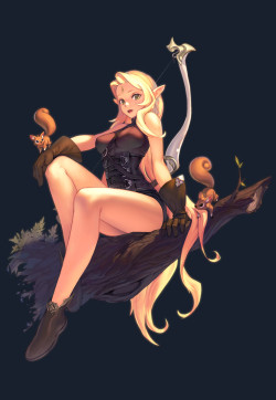 art-of-cg-girls:  elf by Insung Na 