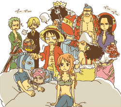 oli-giri:  わんぴらくがきまとめ by るー (1/9) - Straw Hat Pirates + Eiichiro Oda 