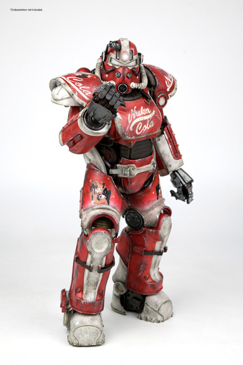 goodsmilecompanyunofficial: T-51 Power Armor - Nuka Cola Armor Pack from Fallout 4, by threezer