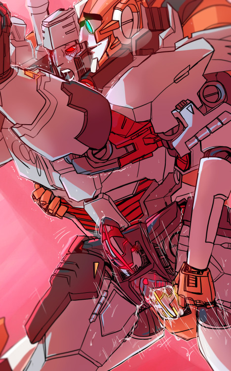 larbestaaargh:schandbringer:Commission for larbestaaargh who asked for Megatron using mass-displacement on himself with Rung. This was so much fun to do, thank you so very much for commissioning me, dearest!   LOOK. AT. THE. THIIIING Oh god, this is