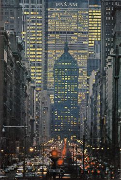 historicaltimes:  Park Avenue, NYC. 1964.