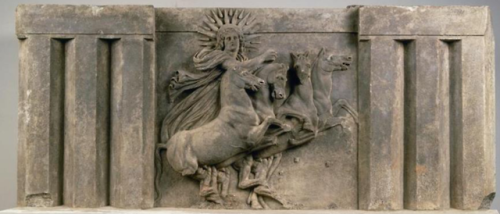 famousartthroughhistory: Metope from Sanctuary of Athena at Troy, marble, after 300 BCE