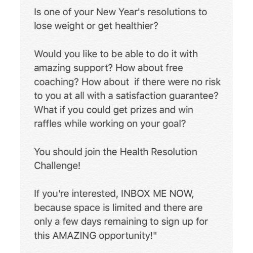 XXX New Years resolutions??? Let’s do it photo