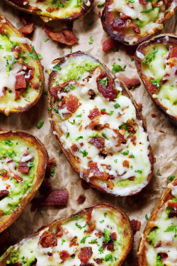 yummyinmytumbly:  Cheesy Bacon & Kale