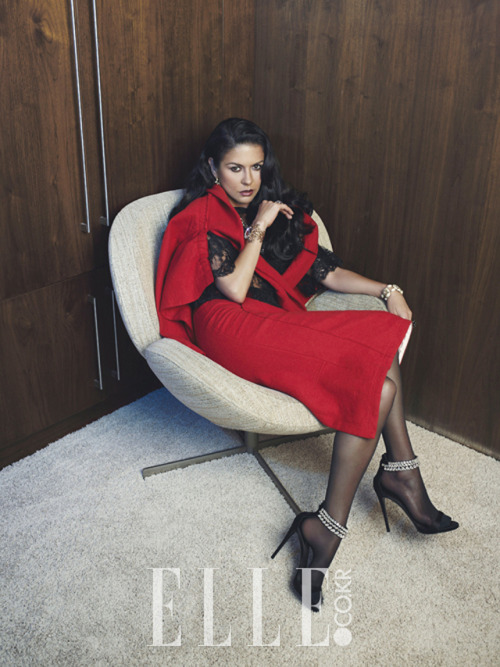 kmagazinelovers: Lee Byung Hun and Catherine Zeta Jones - Elle Magazine August Issue ‘13