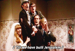 markgatiss:“And did those feet in ancient time” (“Jerusalem”) in Monty Python’s Flying Circus