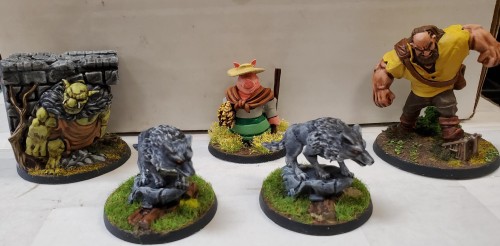#Grimms Forest Miniatures From Recent Commission