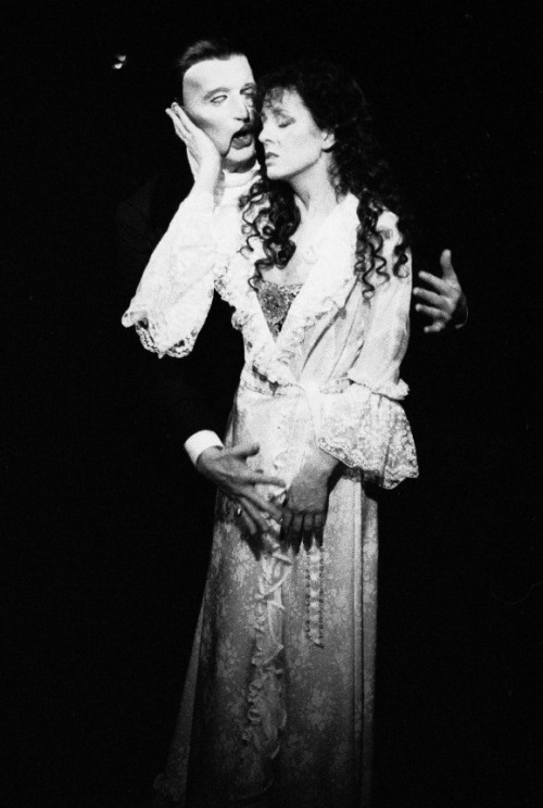 operafantomet: Michael Crawford as the Phantom (West End photos)The MOTN ones are with Rebecca Caine
