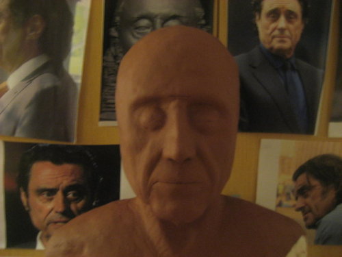 clay bust