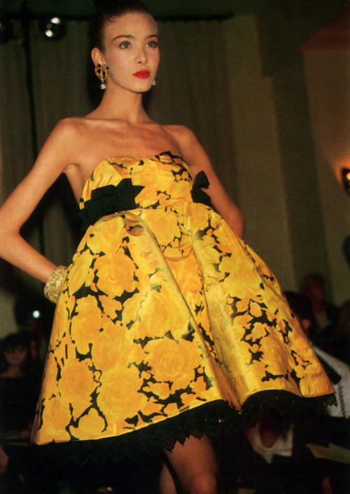 periodicult:Christian Lacroix runway, Flare magazine, March 1988.