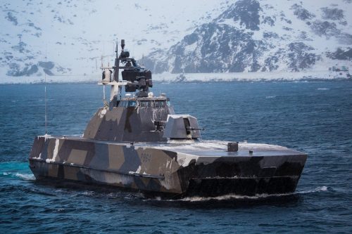 militaryarmament:Norwegian Royal Navy: Skjold-Class corvette.