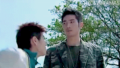 hkctvdramas:  Godfrey Gao’s man to man onscreen kiss 