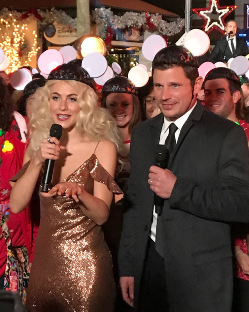 The first night of Disney Holiday Celebration filming was a success! So happy that Julianne Hough is