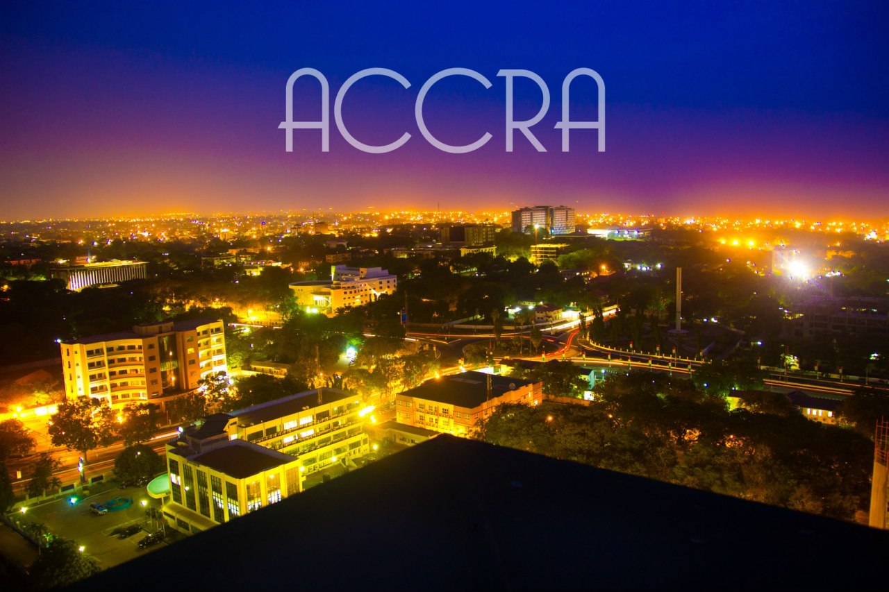 The Prepaid Economy: African Edition — Accra skyline, Ghana photo via  MacJordangh