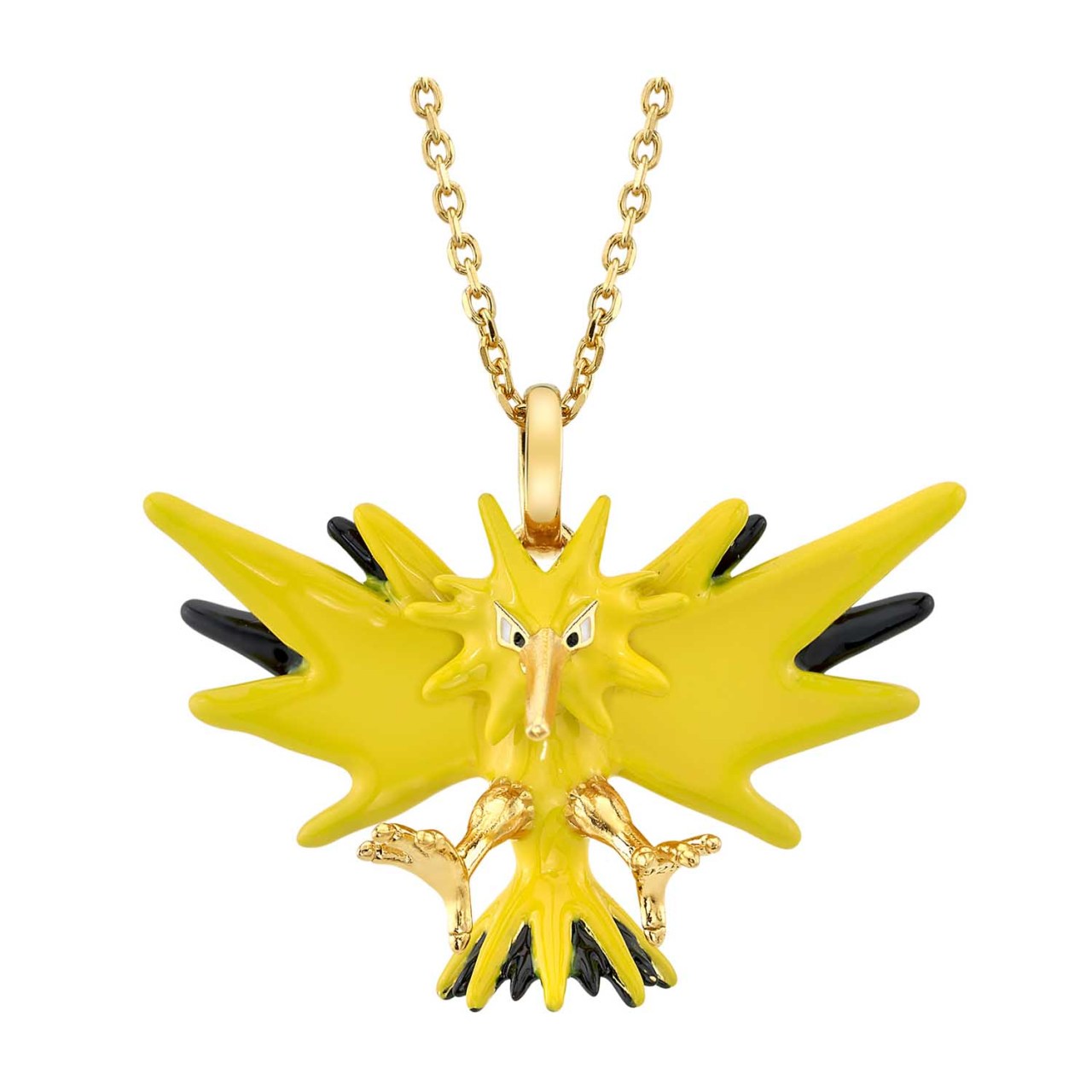 Pokémon Center × RockLove: Moltres Sterling Silver Pendant Necklace