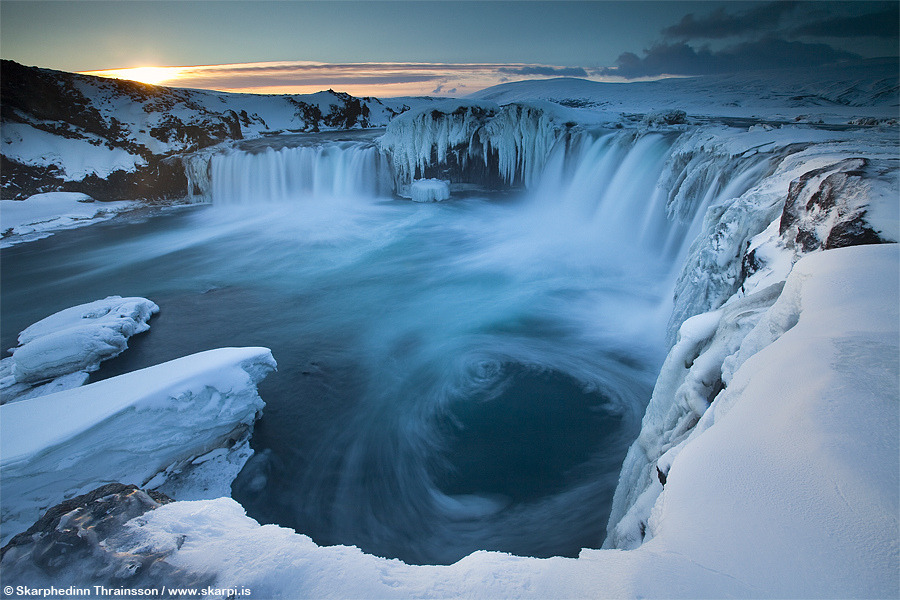 brutalgeneration:  Goðafoss “Waterfall of the Gods” - North Iceland (by skarpi