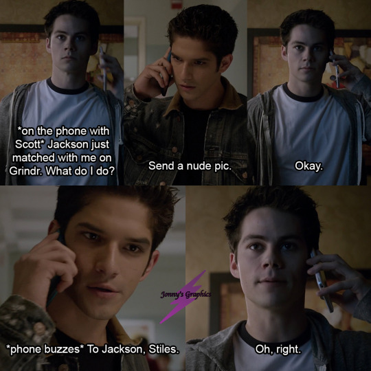 Jonny's Incorrect Teen Wolf Captions — Stiles: *on the phone with Scott*  Jackson just...