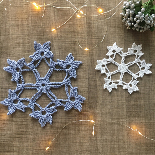 ericacrochets: Winter Flowers Snowflake by Yarn Time NowFree Crochet Pattern Here