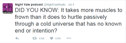 lunarosity:Some Welcome To Night Vale twitter posts over the past year.