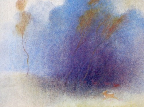 art-nimals:Tyrus Wong (1910 - 2016), Concept art for Walt Disney’s Bambi