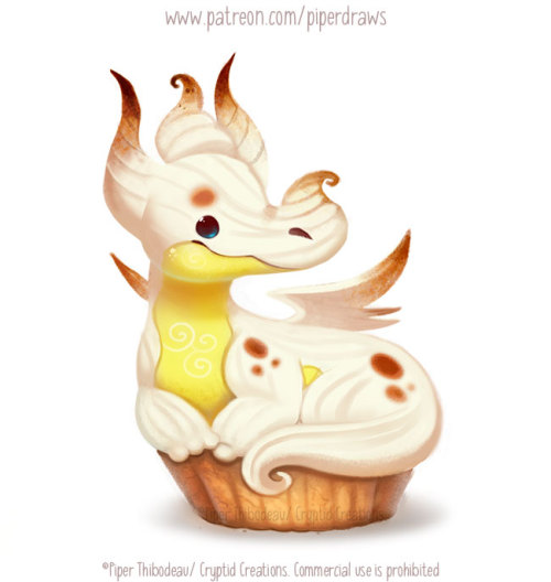 cryptid-creations:3017. Meringue Dragon - IllustrationArtwork prints and more available in my store 