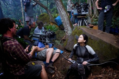 fuckyeahbehindthescenes:
“Jennifer Lawrence became deaf for a few days after a stunt involving her jumping into a body of water with several jets in it. (x)
The Hunger Games: Catching Fire (2013)
”