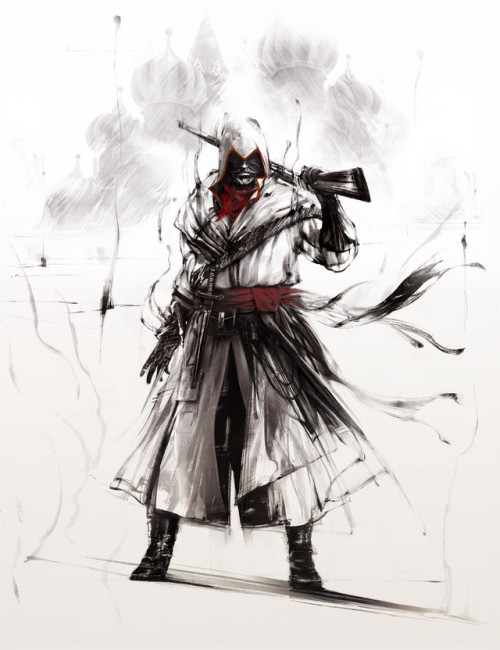 Art by Simon Goinard for UbiWorkshop’s Assassin’s Creed - Red Lineage: Series 2. http://