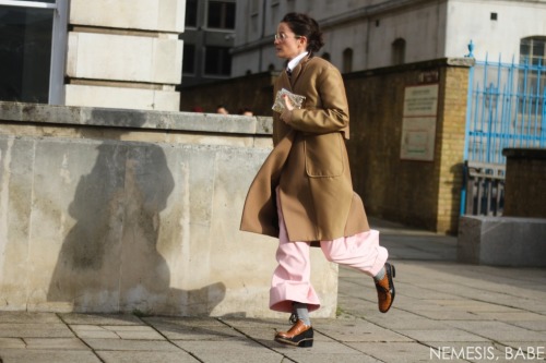 Before Anya Hindmarch London Fashion Week AW14 February 2014