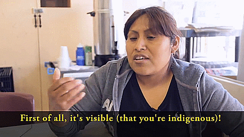Native Mixtec woman on speaking an indigenous language.