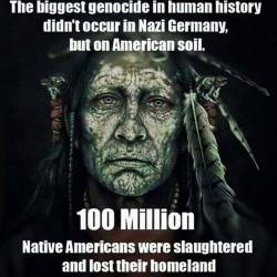 the-yemi:  then they have the audacity to only include a quarter of the truth in our history books called the Trail of Tears… which is only a page or two long.. The rest of what I remember is weeks on how bad the Holocaust was. 