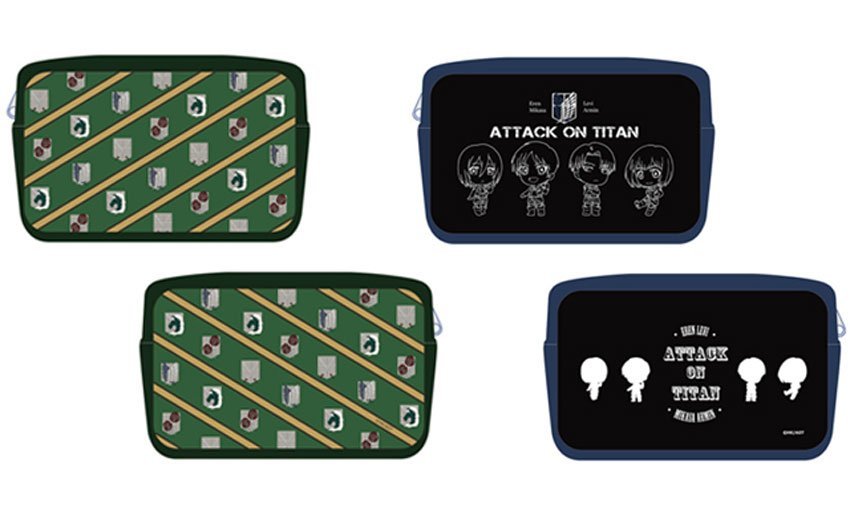 snkmerchandise: News: SnK x Azu Maker Pouches &amp; Tote Bags Original Release