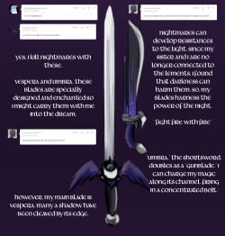 dreamwarden:  My blades are known as Vespera