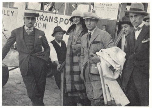 pale-hands-i-love:Rudy & Natacha at the Croydon Aviation Field (Boarding a flight to Paris-Le 