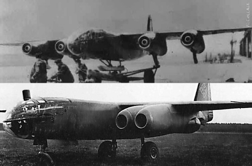 mavitpzv:Arado Ar 234 “Blitz” (Lightning).  -First operational jet-powered bomber-.  General charact