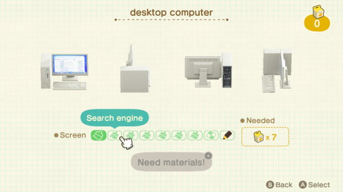 Item: desktop computer# of customizations: 8Customization names: desktop, search engine, calculation