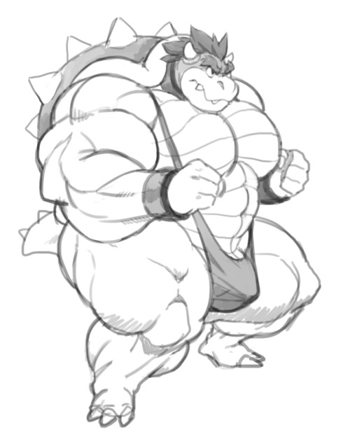 toomanyboners:  Big Bowser draws